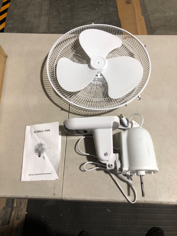 Photo 3 of ***MISSING PARTS - SEE NOTES***
Simple Deluxe Household Quiet 16-Inch Digital Wall Mount Oscillating Exhaust Fan