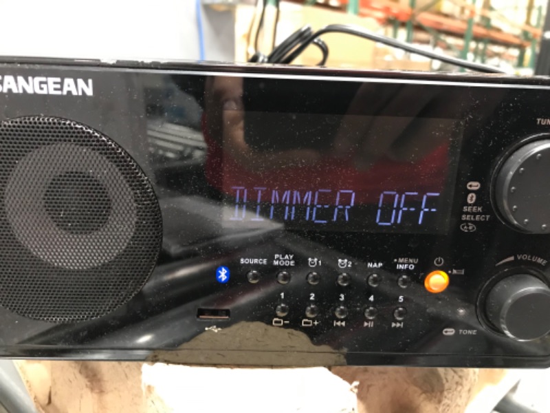 Photo 3 of Sangean WR22BK FM-RBDS/AM/USB Bluetooth Digital Tabletop Radio with Remote