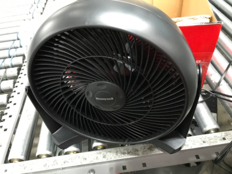 Photo 3 of **DAMAGED**12 in. 3 Speed Whole Room Circulator Floor Fan