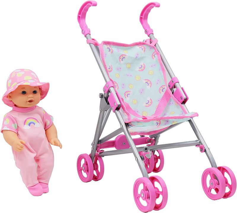 Photo 1 of *NO BABY DOLL*  DREAM COLLECTION: Stroller Set with Kids Playset, Ages 3+, Multicolor (21129)
