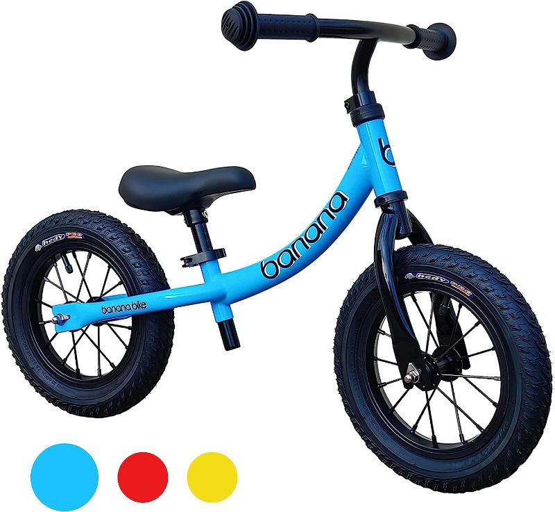 Photo 1 of Banana GT Balance Bike - Lightweight Toddler Bike for 2, 3, 4, and 5 Year Old Boys and Girls – No Pedal Bikes for Kids with Adjustable Handlebar and seat – Aluminium, Air Tires - Training Bike
