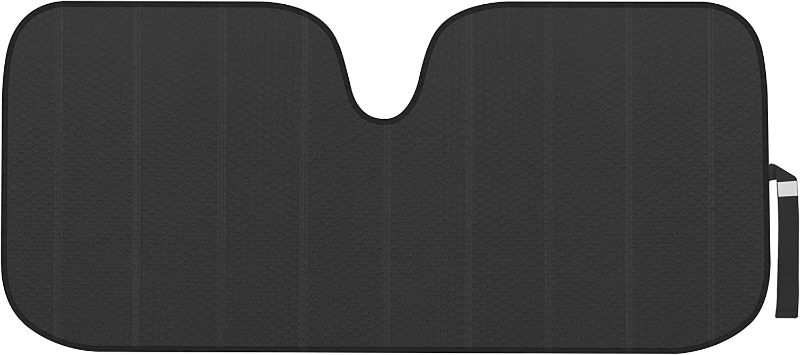 Photo 1 of Motor Trend Front Windshield Sun Shade - Accordion Folding Auto Sunshade for Car Truck SUV - Blocks UV Rays Sun Visor Protector - Keeps Your Vehicle Cool - 58 x 24 Inch (Blue)