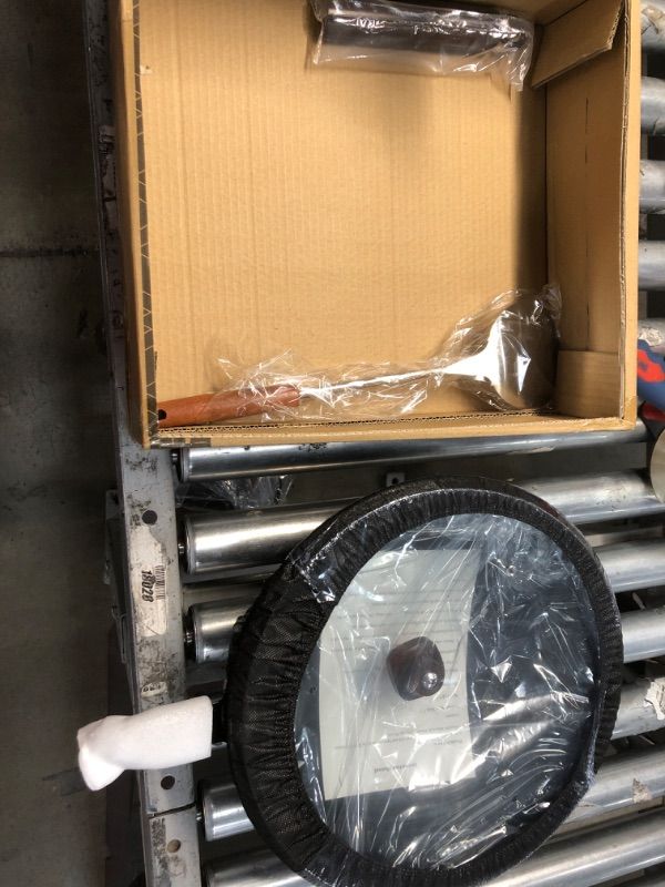 Photo 1 of Wok Pan with Lid, Eleulife 13 Inch Carbon Steel Wok with Spatula, Nonstick Woks and Stir-fry Pans, No Chemical Coated Flat Bottom Chinese Wok for Induction, Electric, Gas Stove, All Stoves 13''