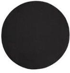 Photo 1 of 6'10" Black Round Rug