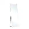 Photo 1 of 16 in. W x 55 in. H Modern Aluminum Alloy Framed White Full-Length Floor Mirror Standing Mirror