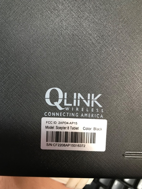 Photo 12 of Q Link Wireless Scepter 8" 16GB Wi-Fi Tablet - Black
