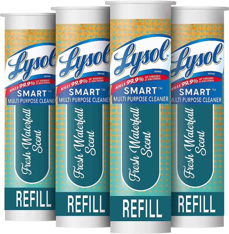 Photo 1 of 10 item bundle 
Lysol Smart Refill Cartridges, 4 x 0.195FL.OZ (5.76mL) (Pack of 4) Fresh Waterfall (x10)
