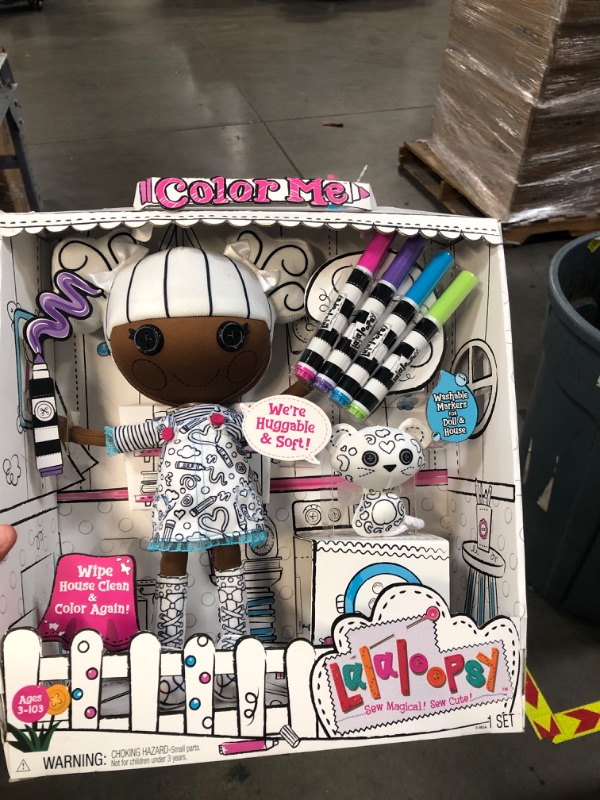 Photo 2 of 
Lalaloopsy™ Color Me™ Doll - Spot Splatter Splash™, 13" Artist Soft Doll + Pet Zebra, Washable Markers, Removable Fashions, Reusable Playset, Easel &...