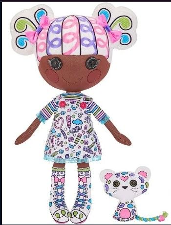 Photo 1 of 
Lalaloopsy™ Color Me™ Doll - Spot Splatter Splash™, 13" Artist Soft Doll + Pet Zebra, Washable Markers, Removable Fashions, Reusable Playset, Easel &...