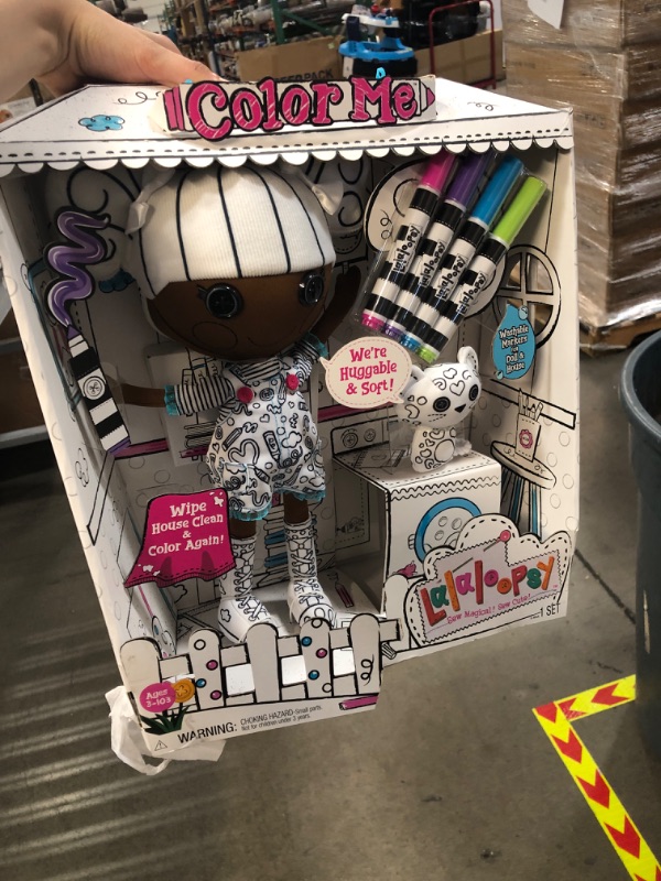 Photo 2 of 
Lalaloopsy™ Color Me™ Doll - Spot Splatter Splash™, 13" Artist Soft Doll + Pet Zebra, Washable Markers, Removable Fashions, Reusable Playset, Easel &...