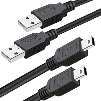 Photo 1 of SCOVEE PS3 Controller Cord, ?2 Pack 10ft? PS3 Charger Cable for Sony Playstation 3 / PS-3 Slim SixAxis Controller,PS3 Charging Cord,PS3 Charging Cable,PS Move DualShock 3 Remote Charge Wire 