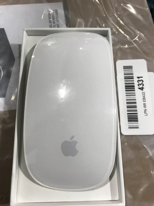 Photo 2 of 
Roll over image to zoom in
Apple Magic Mouse: Wireless, Bluetooth, Rechargeable. Works with Mac or iPad; Multi-Touch Surface - White