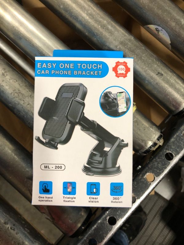 Photo 1 of easy one touch car phone bracket