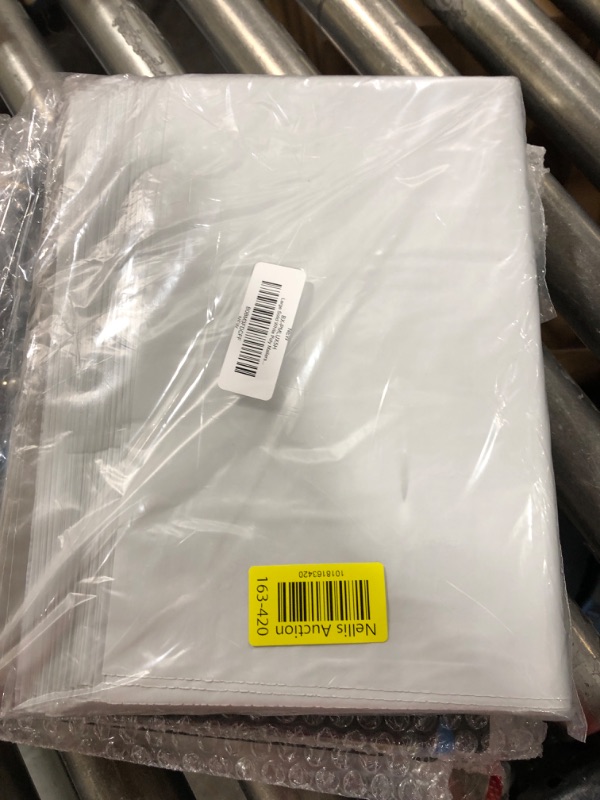 Photo 2 of Large Poly Mailers 12x15.5, Solid White Shipping Bags - Tear And Puncture Free Poly Bags - Water Resistant Mailing Bags - Packaging Bags For Small Business - 100 Count 12" x 15.5"(100Pck) white