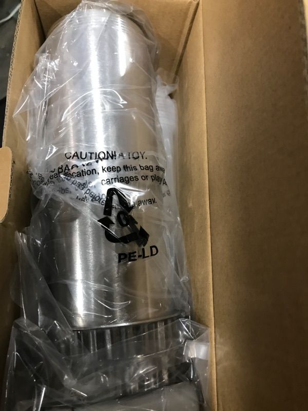 Photo 1 of 3LBS Sausage Stuffer - Aluminum Meat Sausage Maker with Suction Base Horizontal Kitchen Packed 4 Tubes for Homemade 3LBS Horizontal