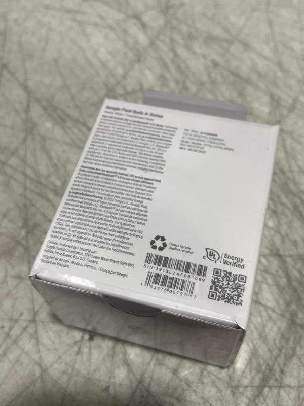 Photo 1 of Google Pixel Buds A-Series - Wireless Earbuds - Headphones with Bluetooth - Compatible with Android - Clearly White - sealed opened for pictures - 
