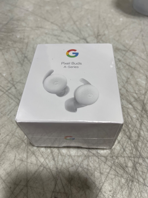 Photo 1 of Google Pixel Buds A-Series - Wireless Earbuds - Headphones with Bluetooth - Compatible with Android - Clearly White - sealed opened for pictures - 
