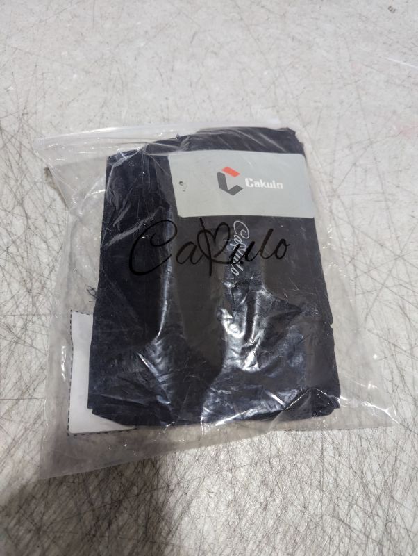 Photo 1 of Cakulo Women's Jersey Shorts Casual Elastic Waist Comfy Athletic Hiking Shorts Plus Size with Pocket 2.5" Large 2-black