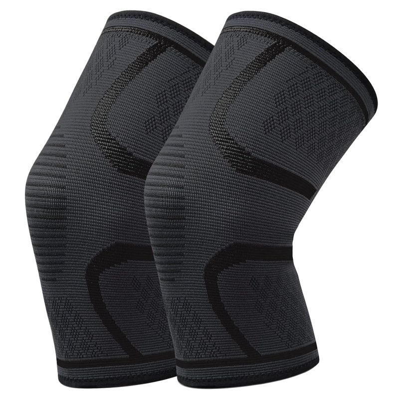 Photo 1 of 2 PACK- WWW Knee Brace, 2 Pack Knee Compression Sleeve for Knee Pain, Knee Pads for Running, Basketball, Workout, Sports, Meniscus Tear, Arthritis, Joint Pain Relief - Support for Men & Women 