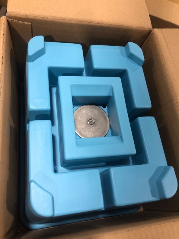 Photo 1 of CircleRoad Trailer Jack Block, RV Camper Blocks for Any Tongue Jack, Post, Foot or Stabilizer, 5th Wheels, Up to 15,000 lbs, Heavy Duty Stabilizing Pads for Travel Trailer(Blue)