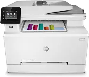 Photo 1 of HP Color LaserJet Pro M283fdw Wireless All-in-One Laser Printer, Remote Mobile Print, Scan & Copy, Duplex Printing, Works with Alexa White
