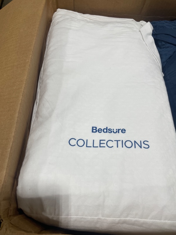 Photo 2 of Bedsure Cotton Duvet Cover King - 100% Cotton Waffle Weave Bright White Duvet Cover King Size, Soft and Breathable King Duvet Cover Set for All Season (King, 104"x90") King (104" x 90") Bright White (No Comforter)