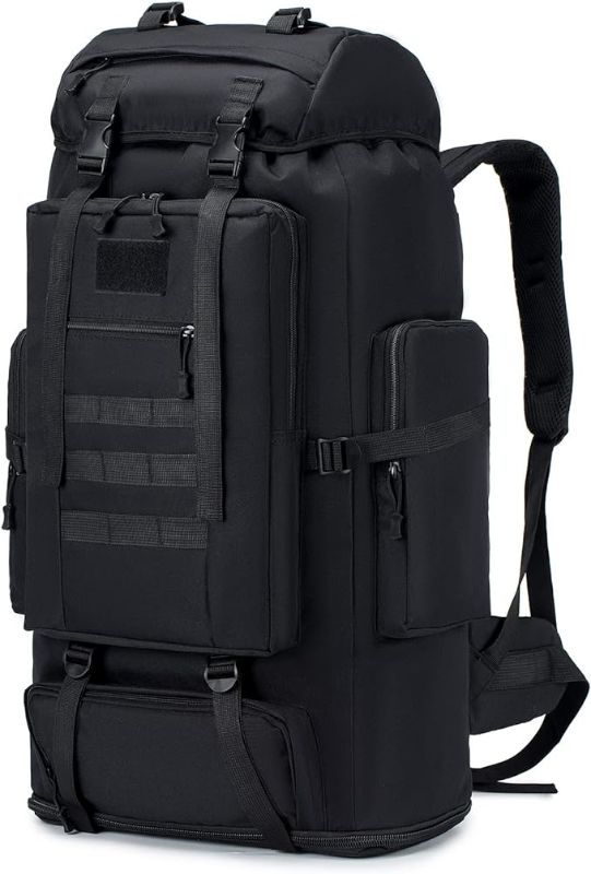 Photo 1 of COSCOOA 100L Camping Hiking Backpack Backpacking Backpack Military Backpack for Men Bugout Hiking Bag Survival Rucksack Tactical Bushcraft Backpack Outdoor Waterproof Lightweight Camping Bag
