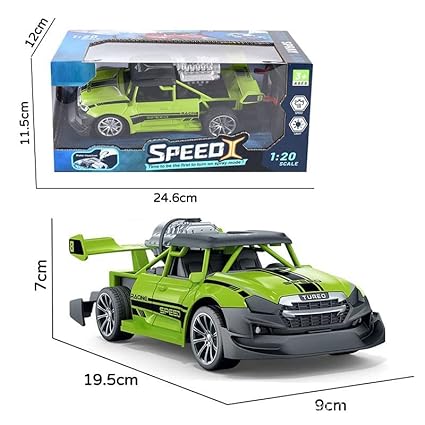 Photo 1 of AMAFLIP Remote Controlled Monster Like Model Sports Car and Remote Controlling Speed with Gun Remote Toy
