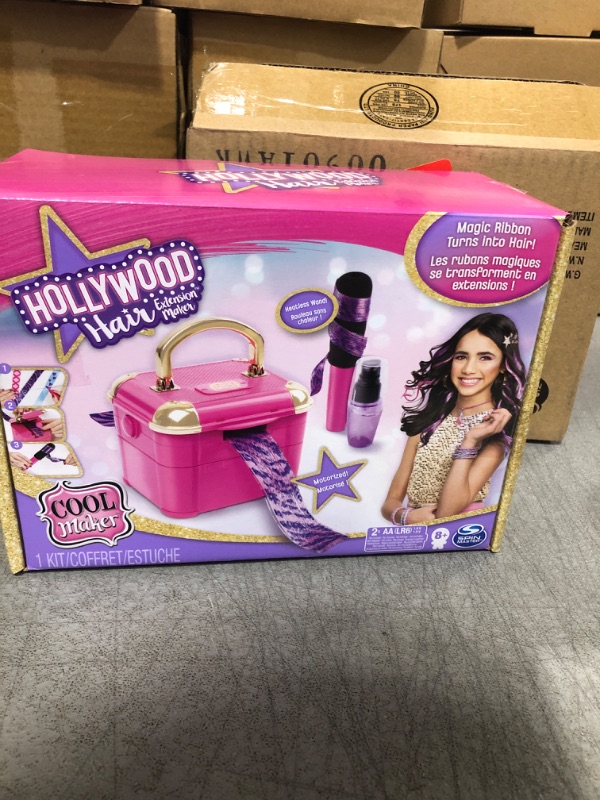 Photo 2 of Cool Maker, Hollywood Hair Extension Maker for Girls with 6 Bonus Extensions (18 Total) and Accessories, Amazon Exclusive Hollywood Hair w/ Bonus AMZX