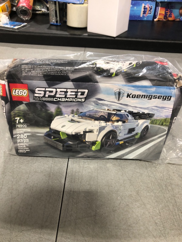 Photo 2 of LEGO Speed Champions Koenigsegg Jesko 76900 Building Toy Set for Kids, Boys, and Girls Ages 7+ (280 Pieces)