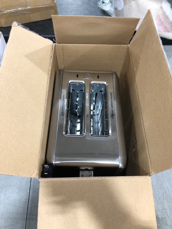 Photo 1 of whall Toaster 2 slice Stainless Steel Toasters with Bagel, Cancel, Defrost Function, 1.5in Wide Slot, 6 Shade Settings, Removable Crumb Tray, High Lift Lever, for Various Bread Types (850W) 2-slice silver