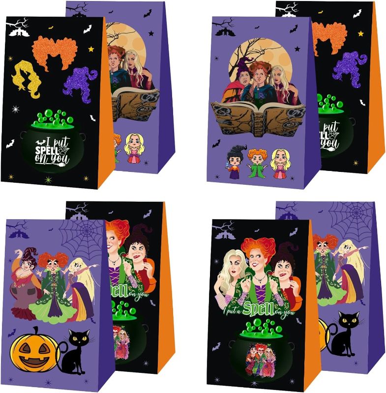 Photo 1 of 20pcs Hocus Pocus Party Favor Gift Bags, Halloween Birthday Party Supplies for Hocus Pocus Halloween Party Decorations Decor
