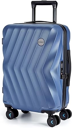 Photo 1 of BAGSMART Carry On Luggage 22x14x9 Airline Approved,PC Hardside Suitcase,20 Inch Carryon Luggage with Spinner Wheels, Travel Luggage Hard Shell Lightweight Rolling Suitcases for Men Women,Navy Blue
