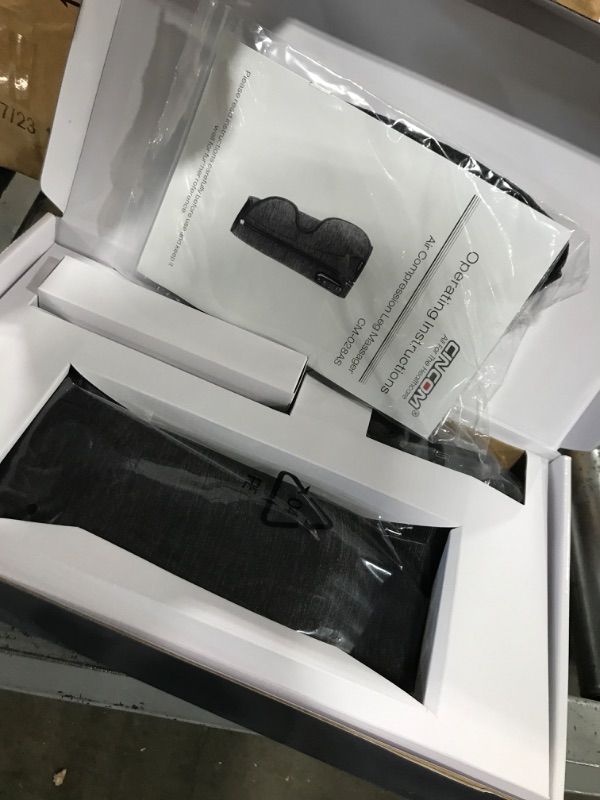 Photo 1 of CINCOM Rechargeable Leg Massager for Circulation, Wireless Air Leg Compression Massager, Calf Massager for Leg Pain Relief?Circulation, and Muscles Relaxation (Single) Gray Single Unit