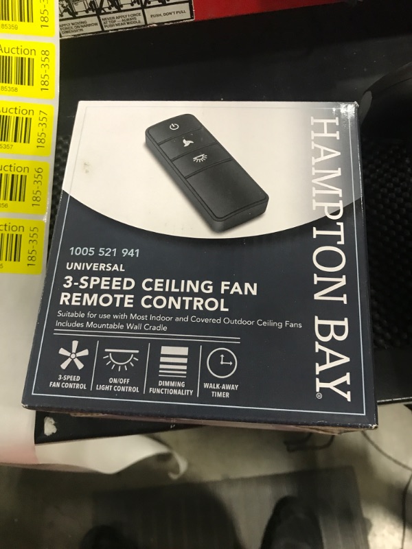 Photo 2 of 3-Speed Universal Ceiling Fan Remote Control (Damp Rated)