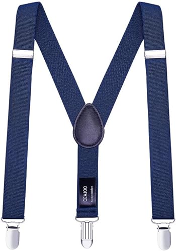Photo 1 of CEAJOO Men's Suspenders Y Back Adjustable 1 Inch Wide with Clips