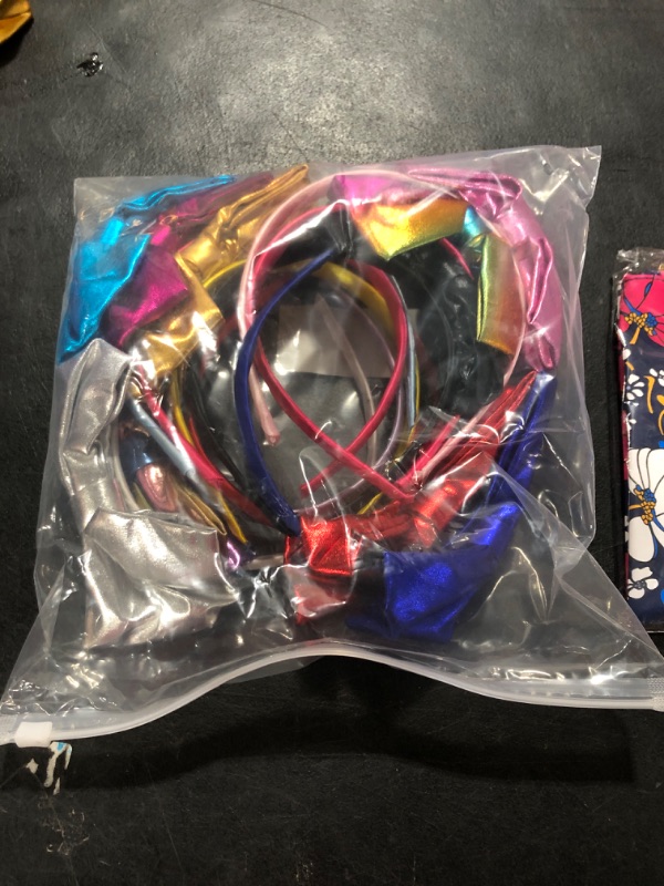 Photo 1 of 10 METALLIC COLORED BOW TIARAS 