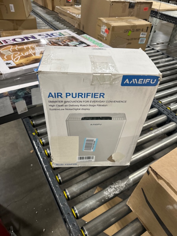 Photo 4 of Air Purifiers for Home Large Room up to 1640ft², AMEIFU Hepa Air Purifiers, H13 True HEPA Air Filter for Pets Hair, Dander, Smoke, Pollen, Smell, 3 Fan Speeds, 5 Timer, Sleep Mode 15DB Air Cleaner air purifiers with filter