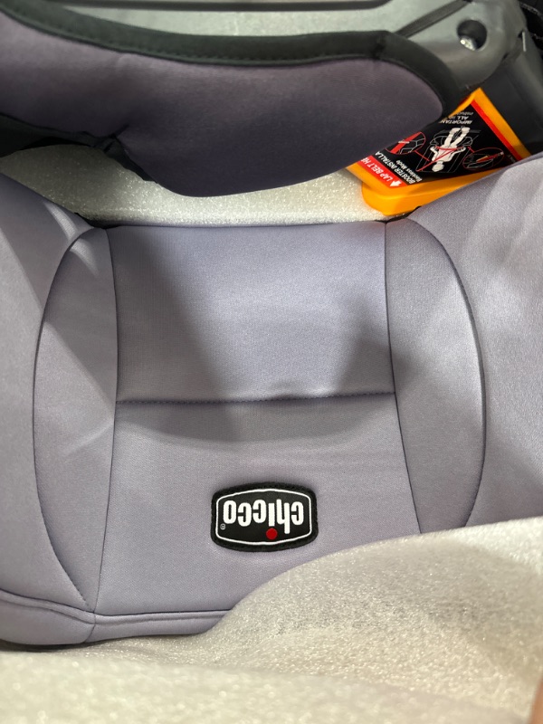 Photo 4 of Chicco KidFit ClearTex Plus 2-in-1 Belt-Positioning Booster Car Seat, Backless and High Back Booster Seat, for Children Aged 4 Years and up and 40-100 lbs. | Lilac/Purple KidFit Plus with ClearTex® No Chemicals Lilac