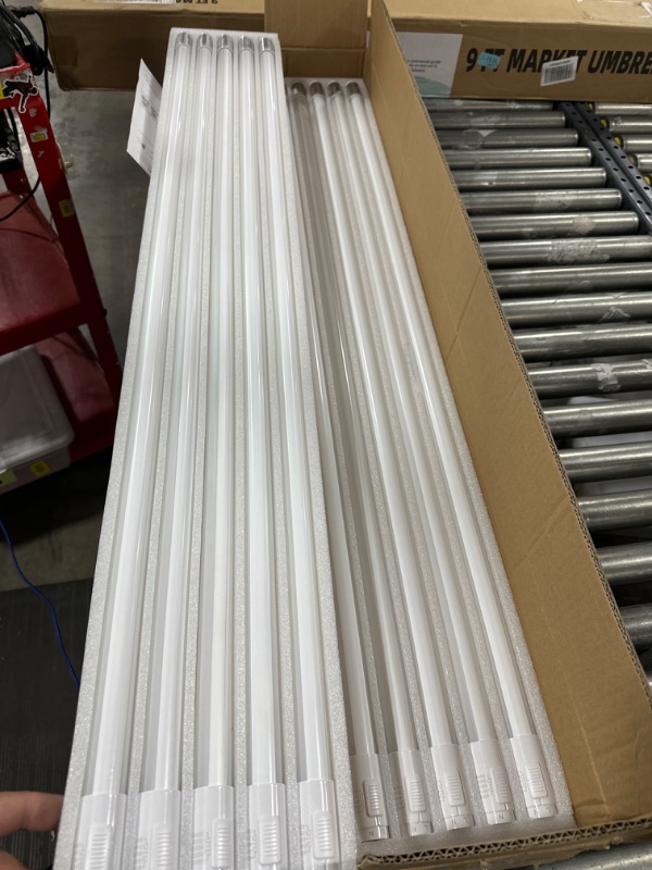 Photo 2 of 20 Pack 5CCT 4FT LED T8 Ballast Bypass Type B Light Tube, 18W, 3000K/3500K/4000K/5000K /6500K Selectable, Single or Double End Powered, 2300lm, Frosted Cover, T8 T10 T12 Tube Light, 120-277V, UL, FCC 3000k/35000k/4000k/5000k/6500k Selectable