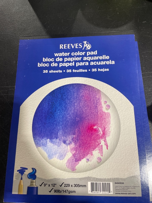 Photo 1 of Reeves Water Color Pad 