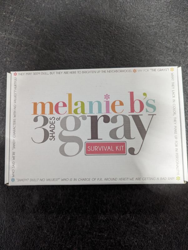 Photo 3 of Melanie B's 3 Shades of Gray Survival Kit for Paint by Numbers for Adults - Gray basecoat paint primer for transparent and translucent colors