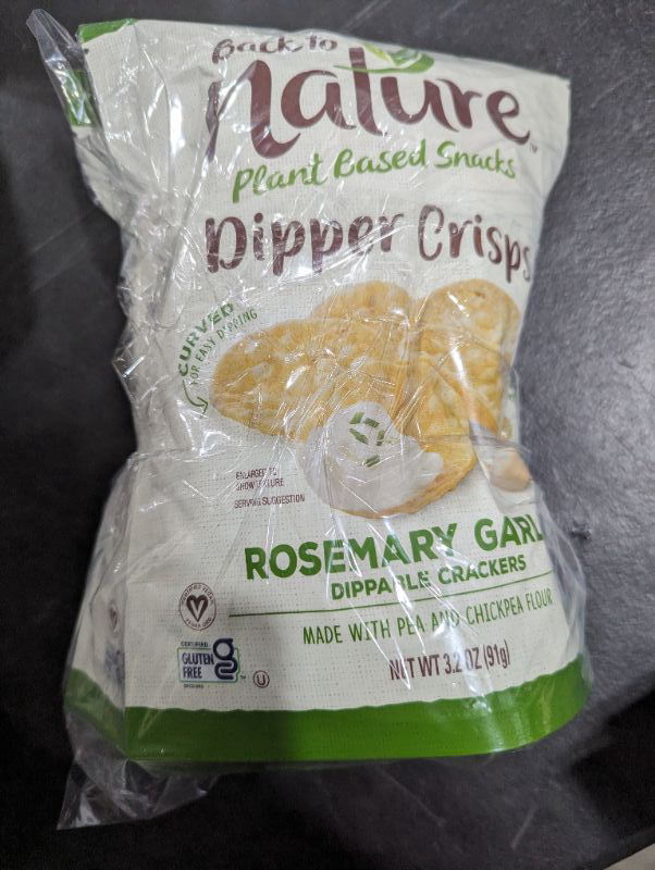 Photo 3 of (2 pack) Back To Nature Non-Gmo Dipper Crisps, Rosemary Garlic, 3.2 Ounce