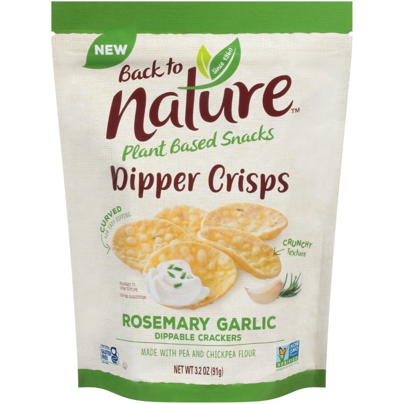 Photo 1 of (2 pack) Back To Nature Non-Gmo Dipper Crisps, Rosemary Garlic, 3.2 Ounce