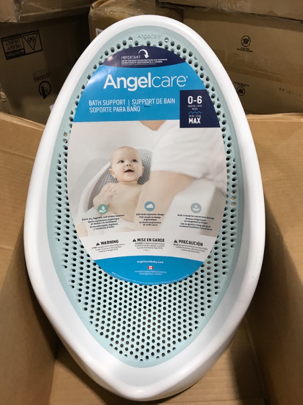 Photo 2 of Angelcare Baby Bath Support (Aqua) | Ideal for Babies Less than 6 Months Old