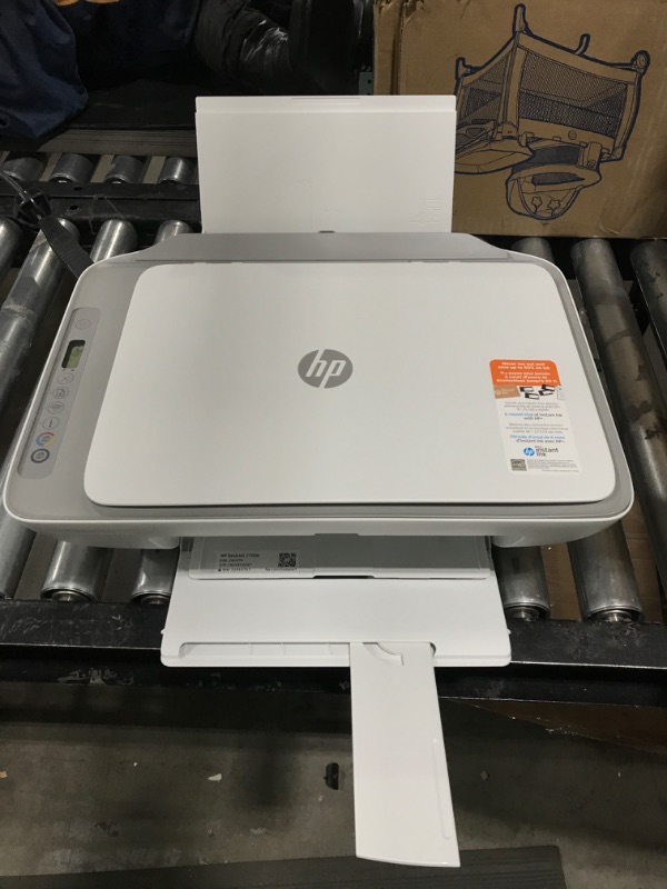 Photo 2 of HP DeskJet 2755e Wireless Color All-in-One Printer with bonus 6 months Instant Ink (26K67A)