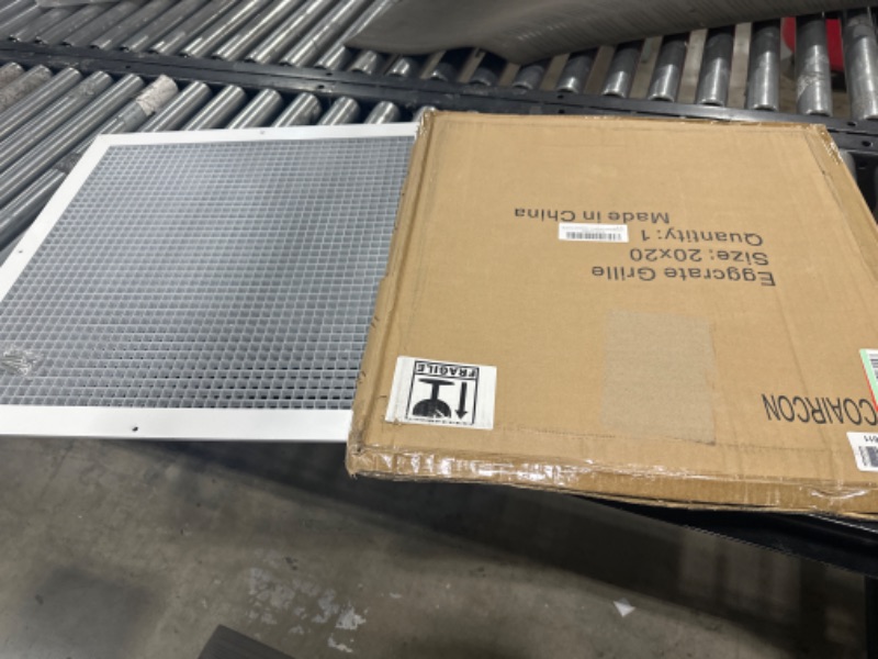 Photo 2 of DECOAIRCON 20" x 20"Cube Core Eggcrate Return Air Grille Aluminum Return Grille HVAC Vent Duct Cover White[Outer Dimensions: 21.5" x 21.5] (20 * 20) 20 x 20