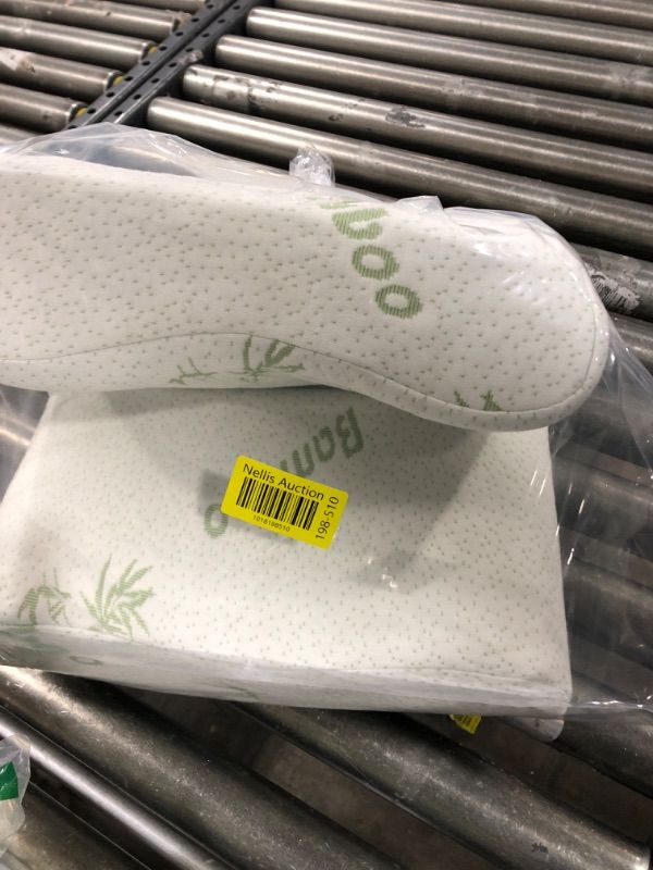 Photo 1 of 
iMounTEK Bed Pillow Bamboo Memory Foam Sleep Pillow Contoured Orthopedic Pillow Soft Neck Support Breath Pillow Back/Stomach/Side Sleeper