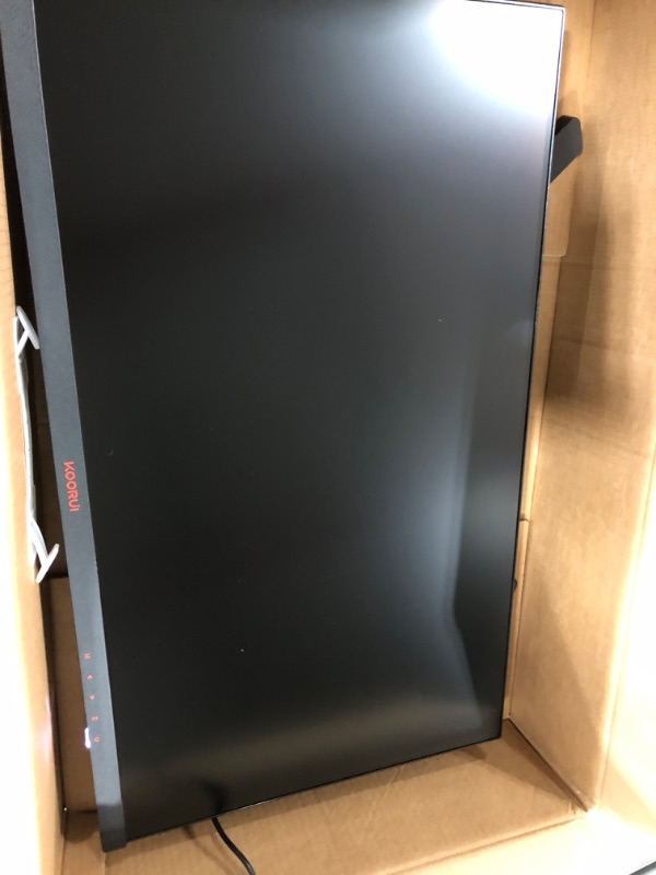 Photo 2 of KOORUI 24 Inch Computer Monitor -FHD 1080P Gaming Monitor 165Hz VA 1ms Build-in FreeSync™, Compatible G-sync, LED Monitors with Ultra-Thin, HDMI X2 /DP, VESA Compatible, Tilt Adjustable, Eye Care 24E4