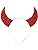 Photo 1 of 2pk Devil Horns Headbands Red Devil Horns Headband Glitter Devil Ears Headband Halloween Fancy Dress Cosplay Hairband Devil Ears Headband
